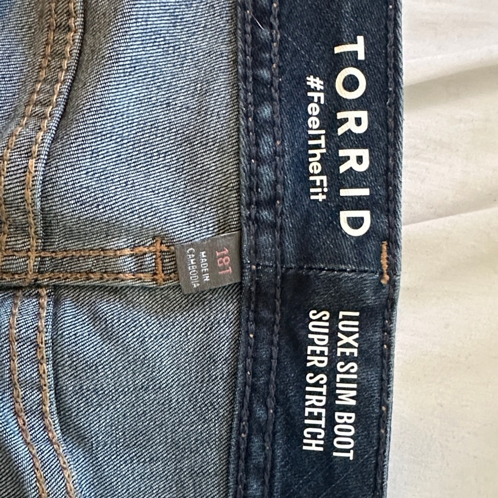 Torrid Dark Wash Skinny Jeans